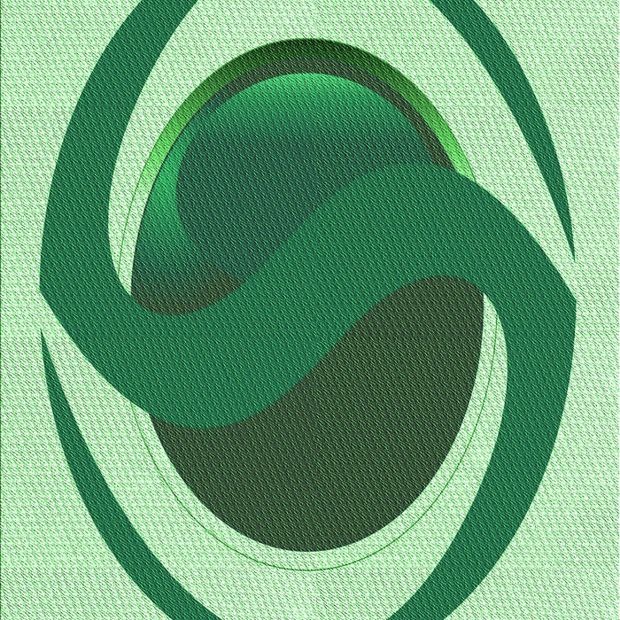 Machine Washable Transitional Pale Green Rug, wshpat650grn