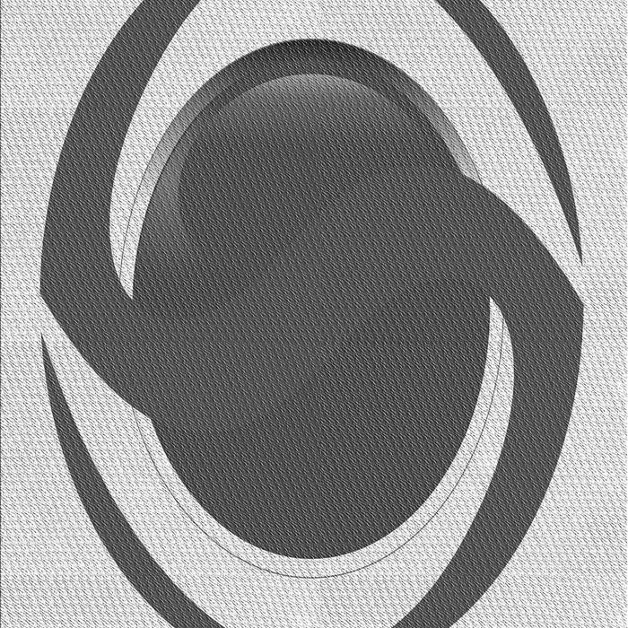 Machine Washable Transitional Ash Gray Rug, wshpat650gry