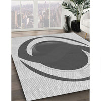 Patterned Ash Gray Rug, pat650gry