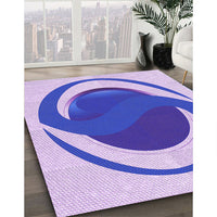 Patterned Blossom Pink Rug, pat650pur