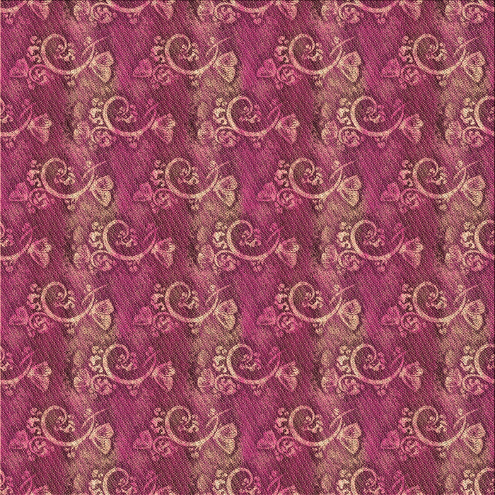 Round Machine Washable Transitional Red Rug, wshpat651brn