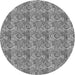 Square Patterned Gray Rug, pat651gry