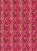 Machine Washable Transitional Crimson Red Rug, wshpat651org