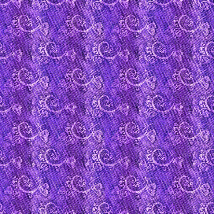 Round Patterned Neon Purple Rug, pat651pur