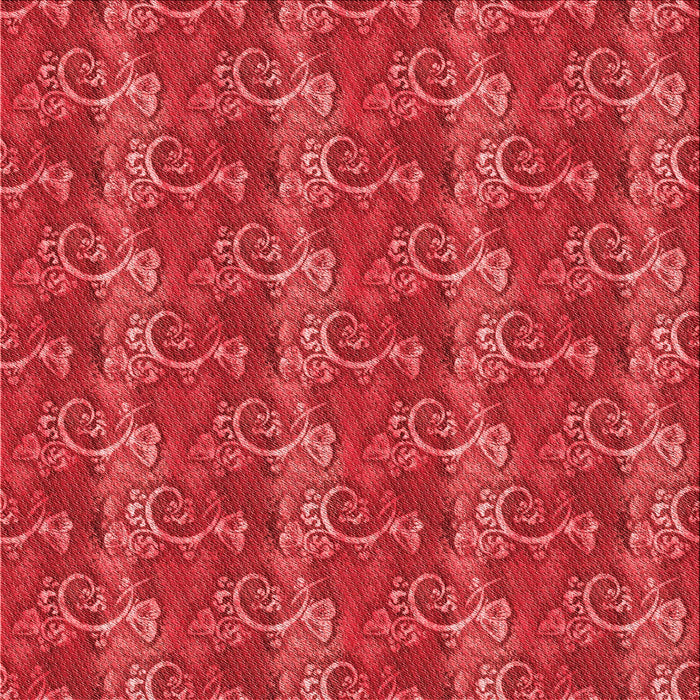 Round Machine Washable Transitional Red Rug, wshpat651rd