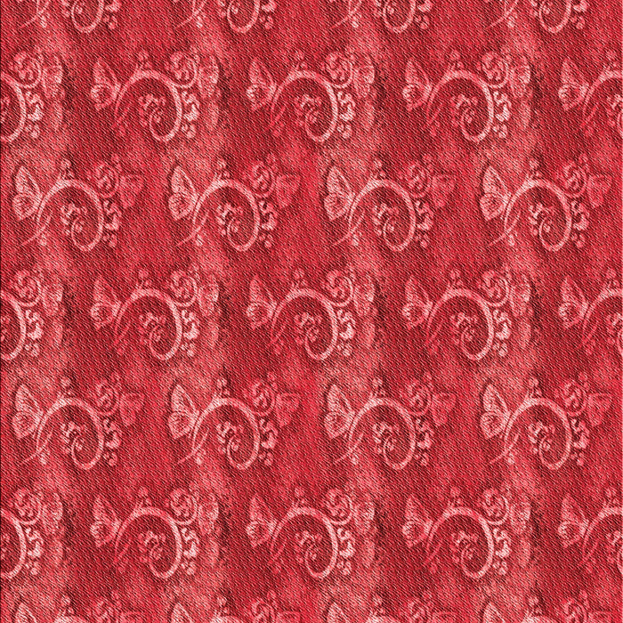 Patterned Red Rug, pat651rd