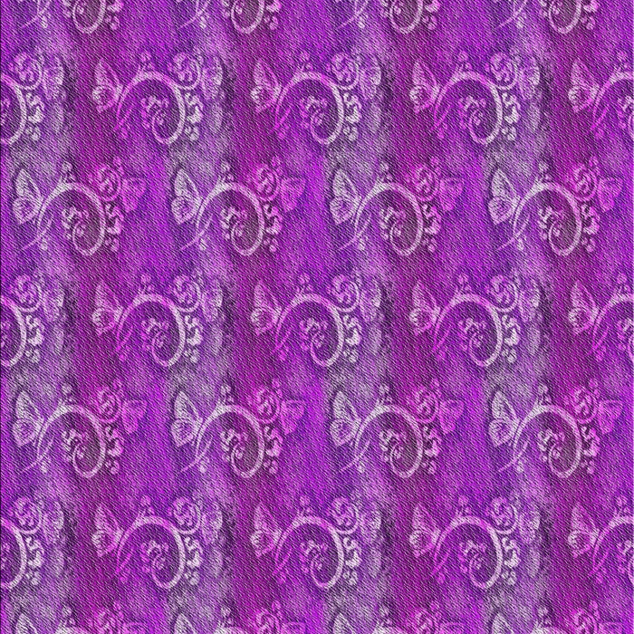 Patterned Dark Violet Purple Novelty Rug, pat651