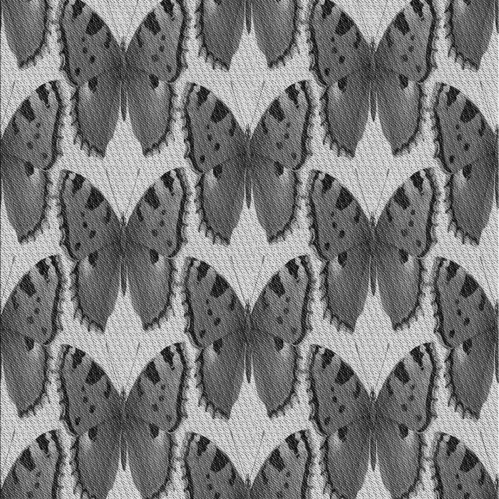 Patterned Black Rug, pat652gry