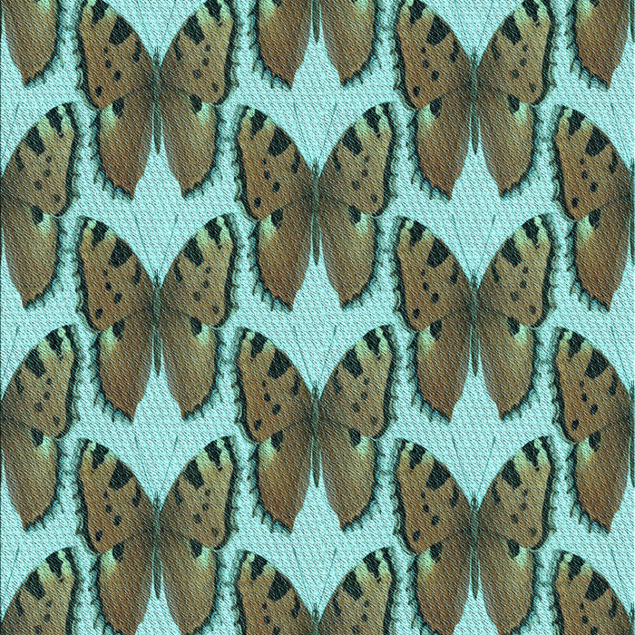 Patterned Army Green Rug, pat652lblu