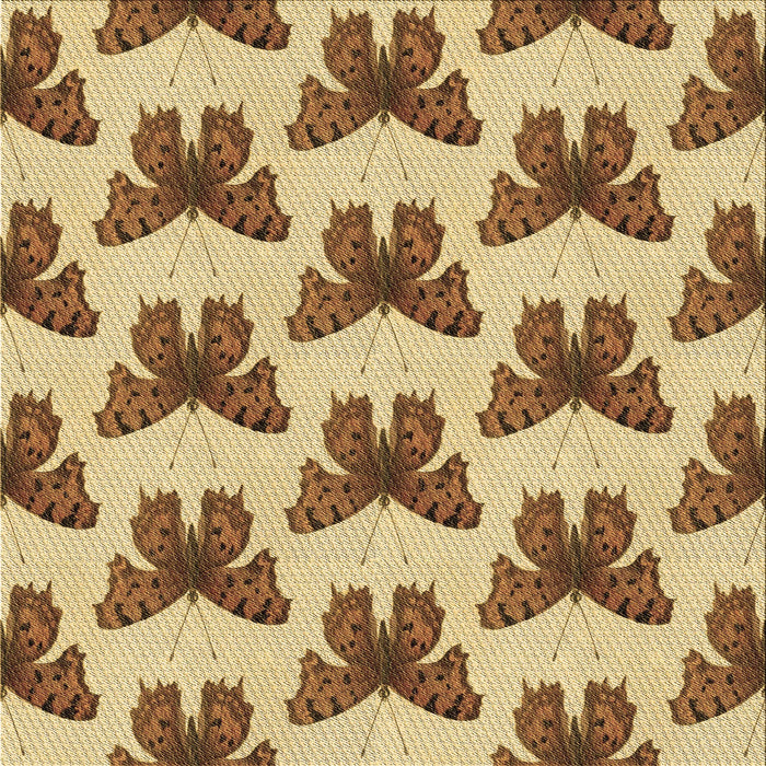 Round Machine Washable Transitional Mahogany Brown Rug, wshpat653brn