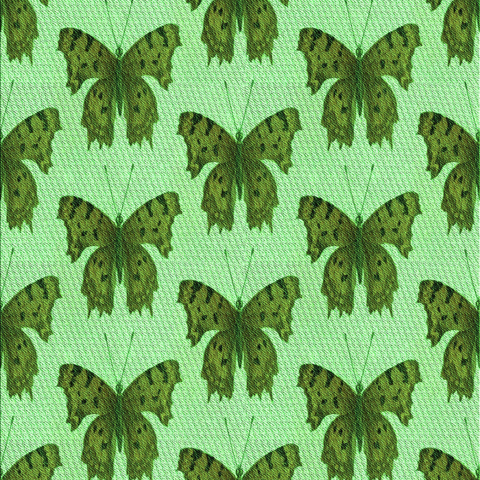 Patterned Jade Green Rug, pat653grn