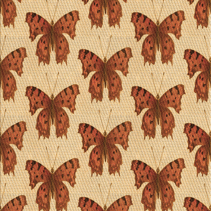 Patterned Mahogany Brown Rug, pat653org