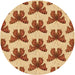 Square Machine Washable Transitional Mahogany Brown Rug in a Living Room, wshpat653org