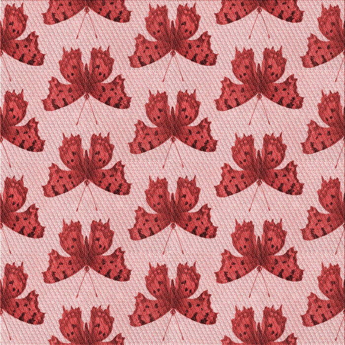 Round Patterned Pastel Pink Rug, pat653rd