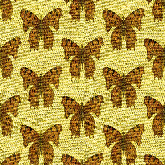 Patterned Yellow Rug, pat653yw