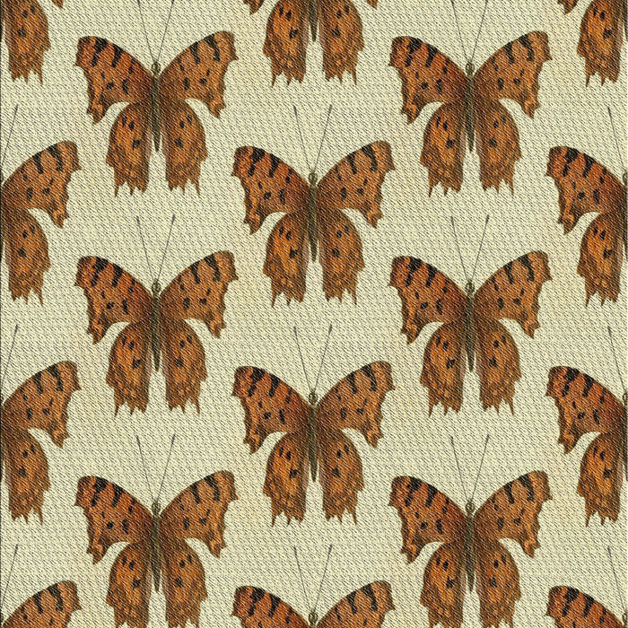 Machine Washable Transitional Saddle Brown Rug, wshpat653