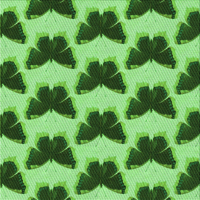Round Patterned Deep Emerald Green Rug, pat654grn