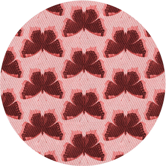 Square Patterned Pastel Pink Rug, pat654rd