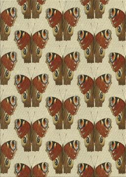 Machine Washable Transitional Saddle Brown Rug, wshpat655