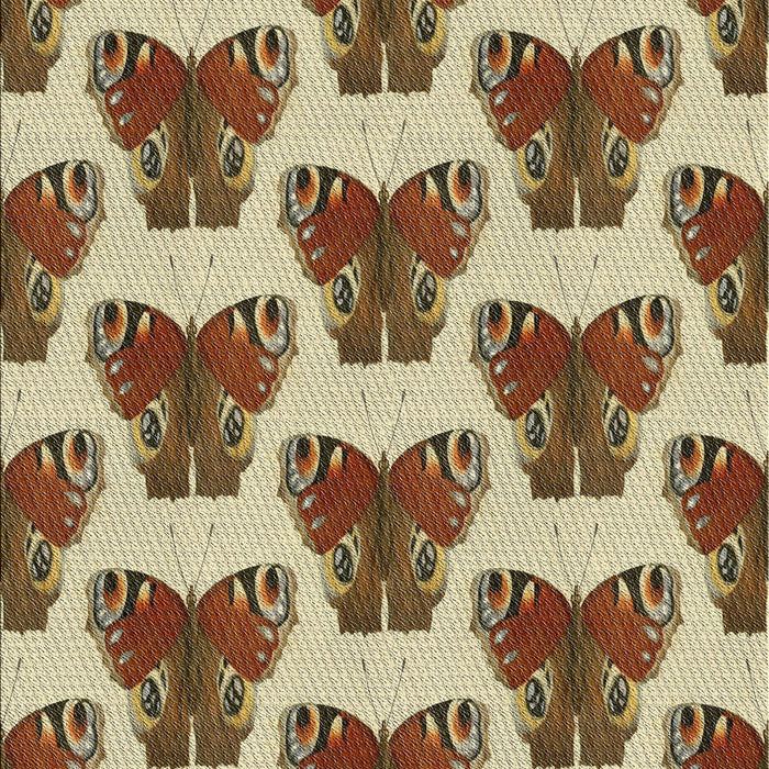 Patterned Saddle Brown Novelty Rug, pat655
