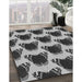 Machine Washable Transitional Cloud Gray Rug in a Family Room, wshpat656gry