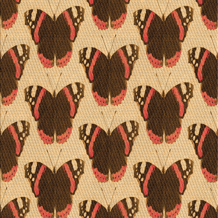 Patterned Yellow Orange Rug, pat656org