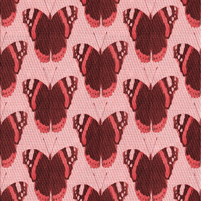 Patterned Light Coral Pink Rug, pat656rd