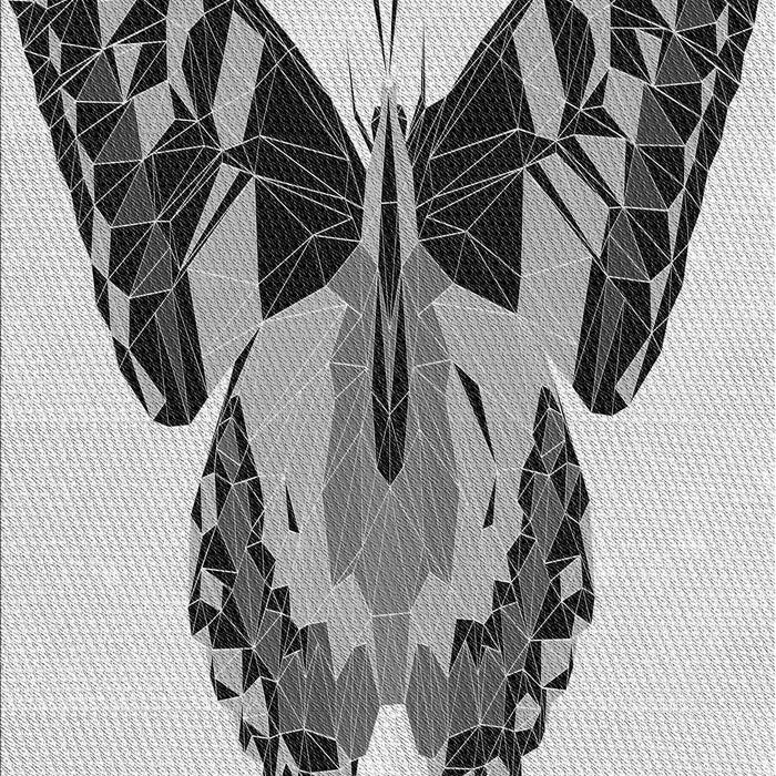 Machine Washable Transitional Carbon Gray Rug, wshpat657gry