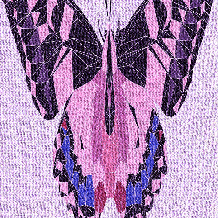 Patterned Blossom Pink Rug, pat657pur