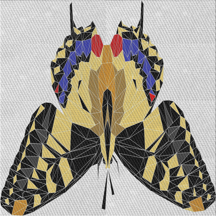 Square Patterned Gray Novelty Rug, pat657