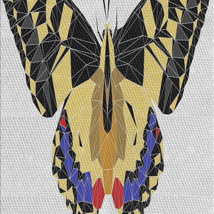 Patterned Gray Novelty Rug, pat657