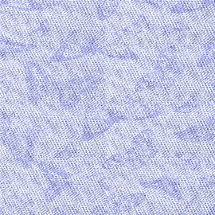 Round Patterned Lavender Blue Rug, pat658blu