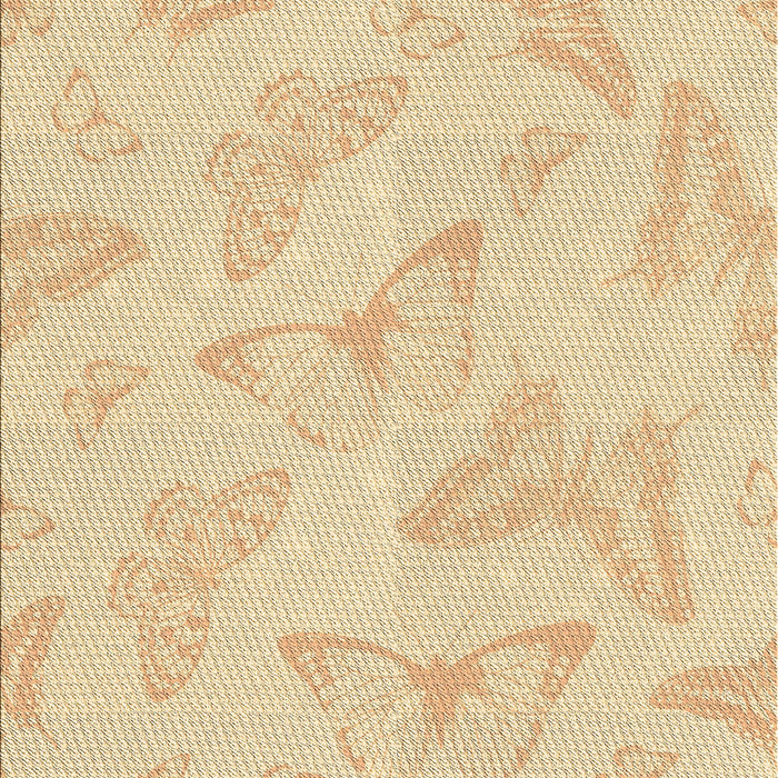 Machine Washable Transitional Khaki Gold Rug, wshpat658brn