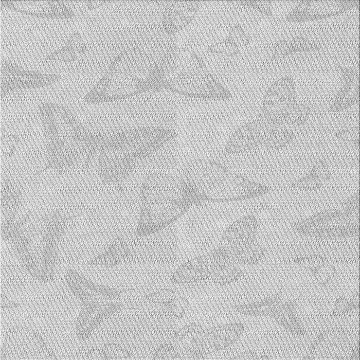 Round Patterned Platinum Gray Rug, pat658gry