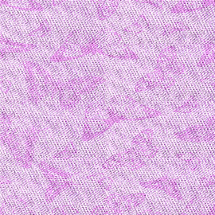 Round Machine Washable Transitional Violet Purple Rug, wshpat658pur