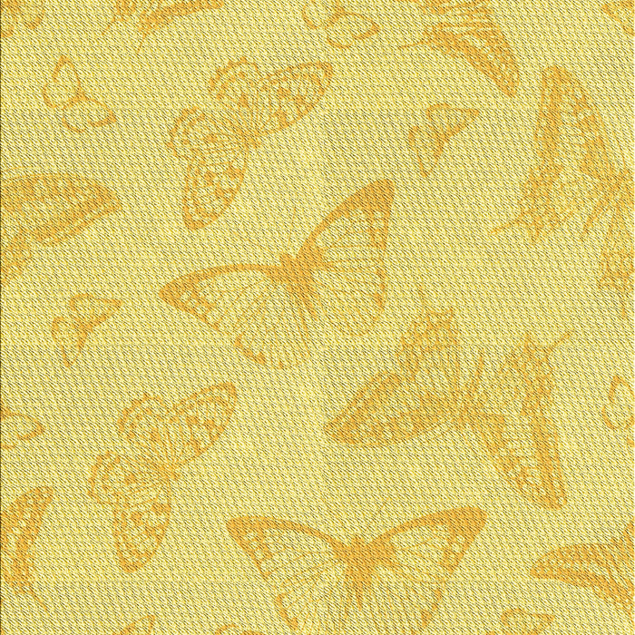 Patterned Neon Yellow Rug, pat658yw