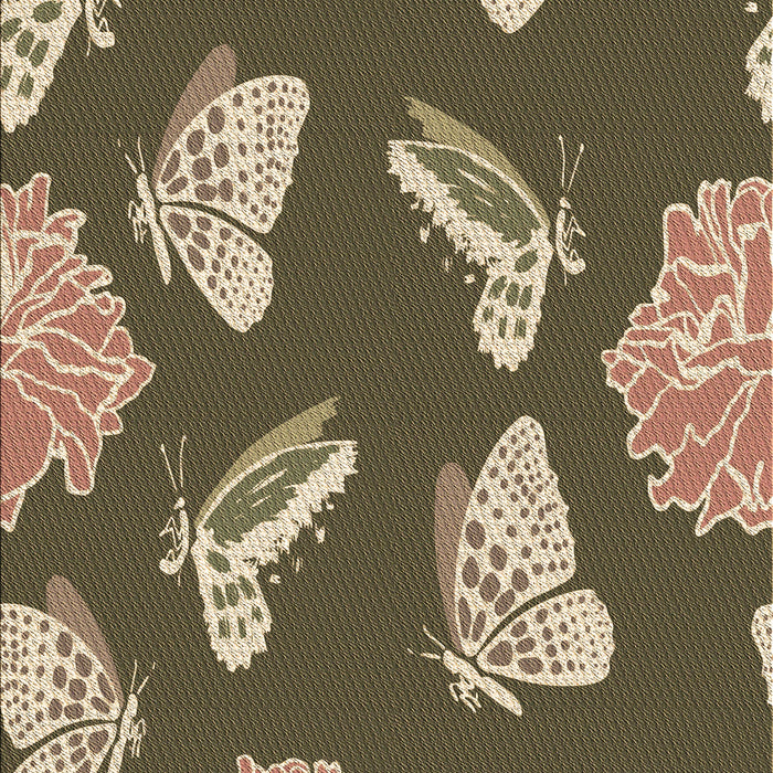 Patterned Brown Rug, pat659brn