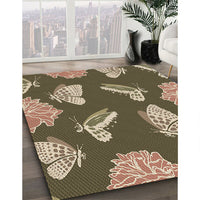 Patterned Brown Rug, pat659brn