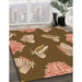 Machine Washable Transitional Saddle Brown Rug in a Family Room, wshpat659org