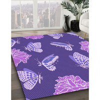 Patterned Amethyst Purple Rug, pat659pur