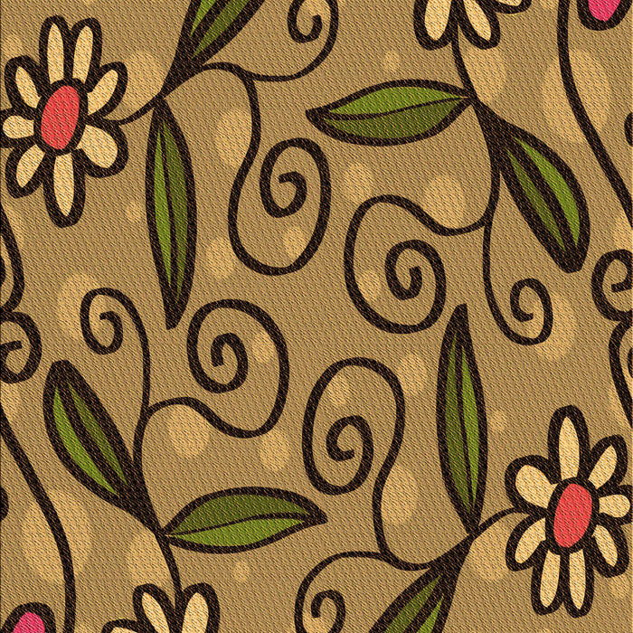 Square Patterned Red Brown Rug in a Living Room, pat66org