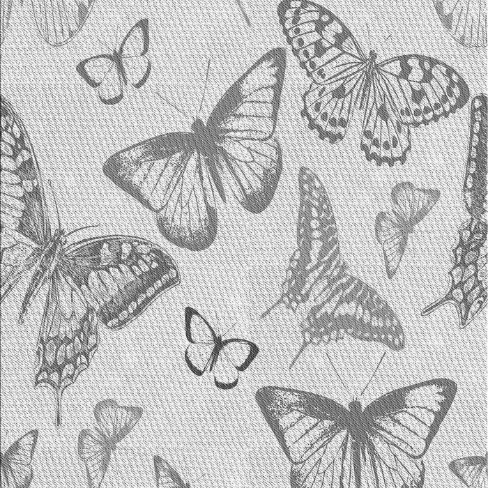 Patterned Platinum Gray Rug, pat660gry