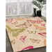 Machine Washable Transitional Golden Blonde Gold Rug in a Family Room, wshpat660org