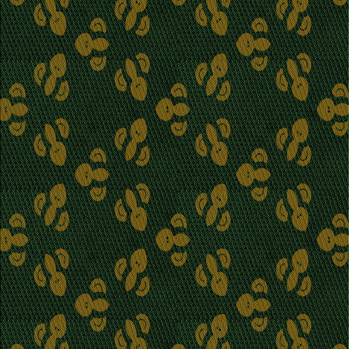 Patterned Black Rug, pat661grn