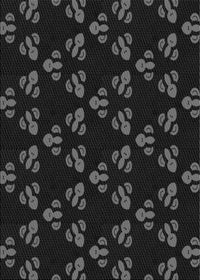 Machine Washable Transitional Black Rug, wshpat661gry