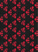 Machine Washable Transitional Red Rug, wshpat661