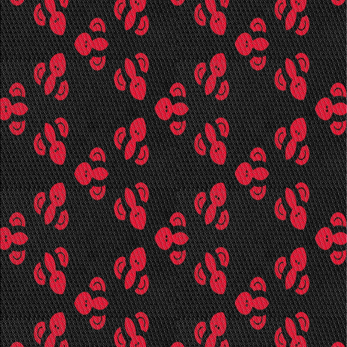 Patterned Red Novelty Rug, pat661