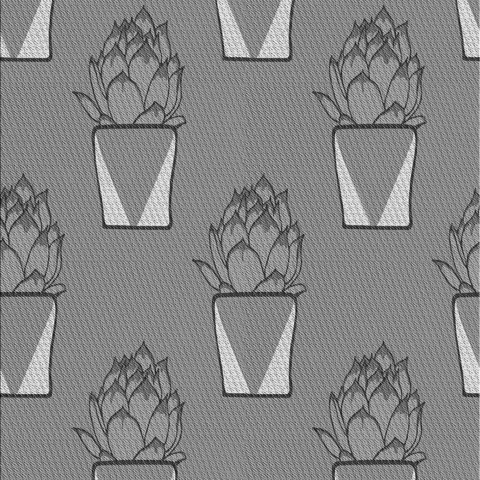 Patterned Gray Rug, pat662gry