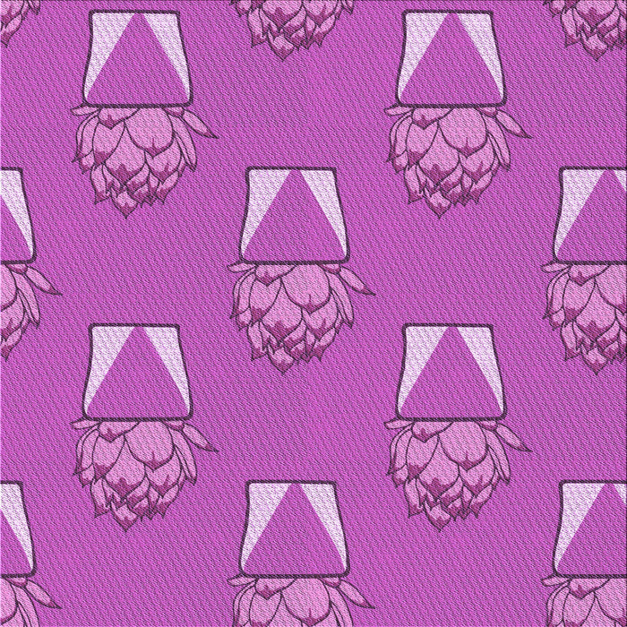 Round Machine Washable Transitional Crimson Purple Rug, wshpat662pur