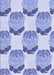 Patterned Periwinkle Purple Rug, pat663blu